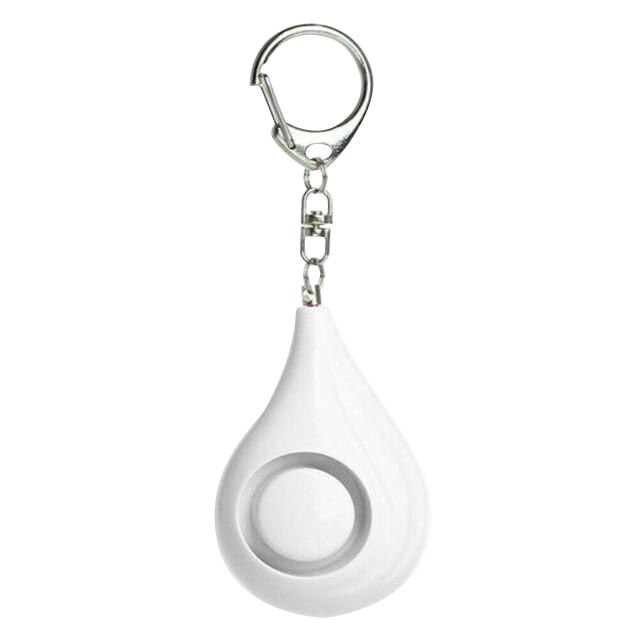 Personal Alarm 130db Personal Security Alarms Keychain with Batteries Included for Women Children and Elders NC99: White
