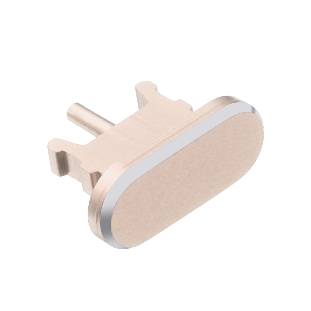 Slijtvaste Anti Stof Plug Voor Iphone 12 11 Pro Max X Xr Max 8 7 6S Plus charger Port Blok Metal Stopper Stofdicht Cover: gold