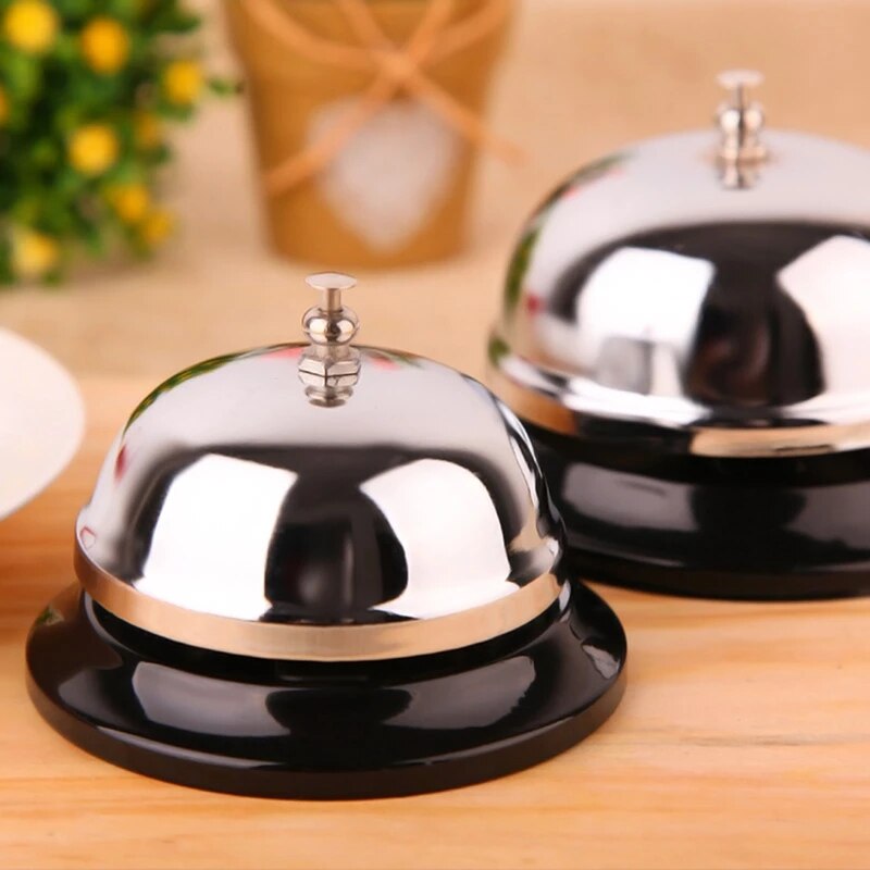 Desk Kitchen Hotel Counter Reception Christmas Craft Bell Restaurant Bar Ringer Call Bell Service Ring Home Restaurant Call Bell