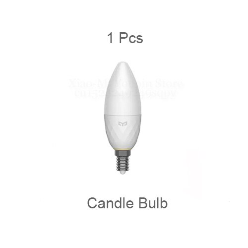 Original Yeelight Downlight, Smart E27 Bulb, Smart E14Candle Bulb ,Spotlight Bluetooth Mesh Edition Work with MIHomes App: Candle Light