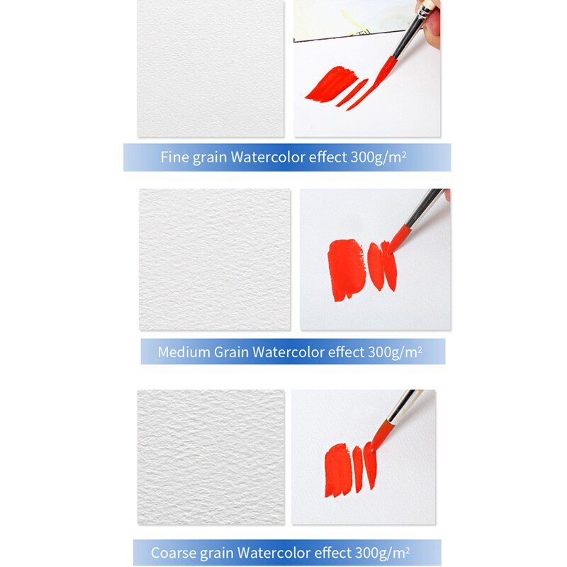 Acquerello professionale di Carta 20 Lenzuola Dipinte A Mano di Acqua Libro per Artista Studente Rifornimenti di Arte