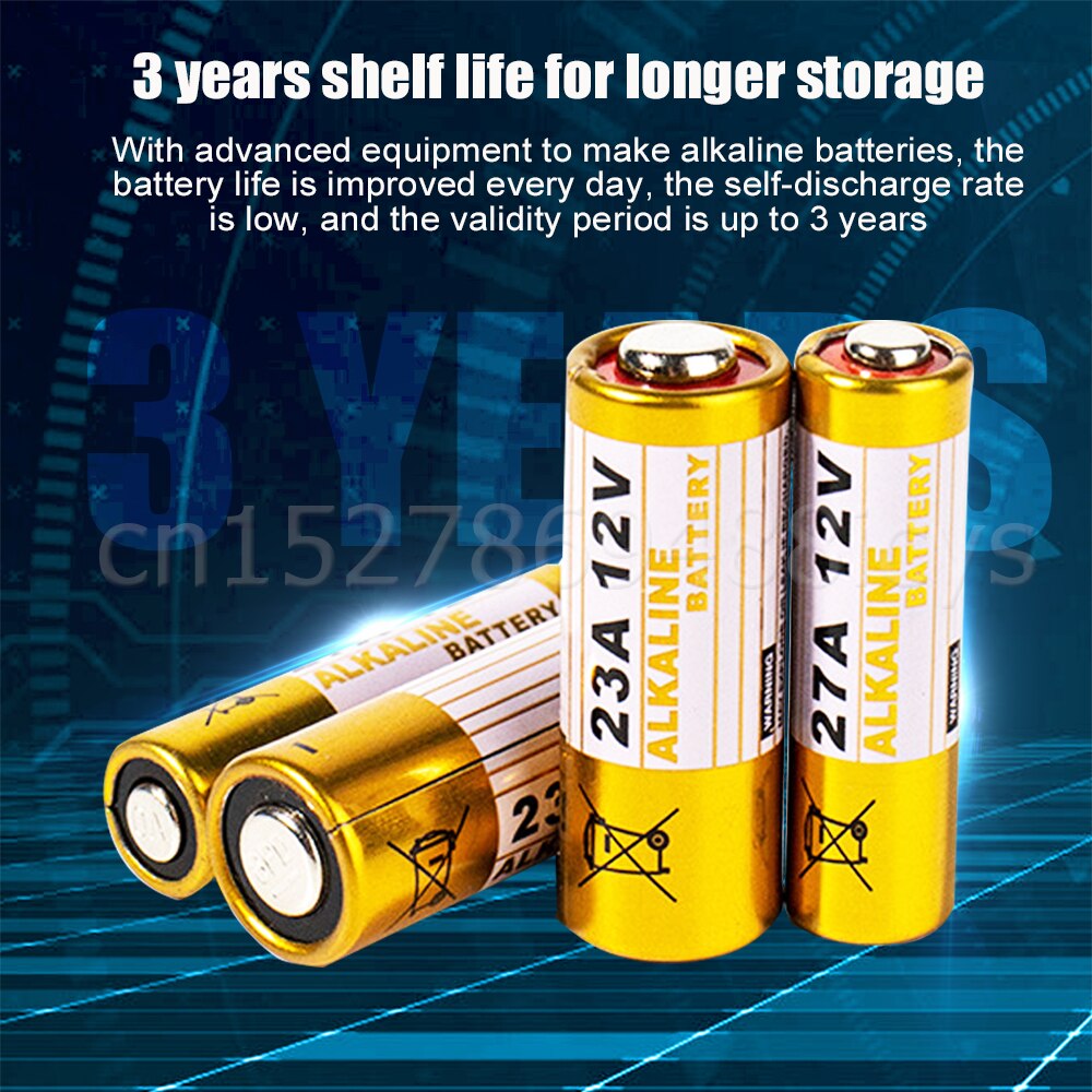 Duracell MN27 – Lot De 4 Piles 12V 27A A27 8LR732 (Pour Détecteurs De Fumée, Jouets, Appareils Électroniques)