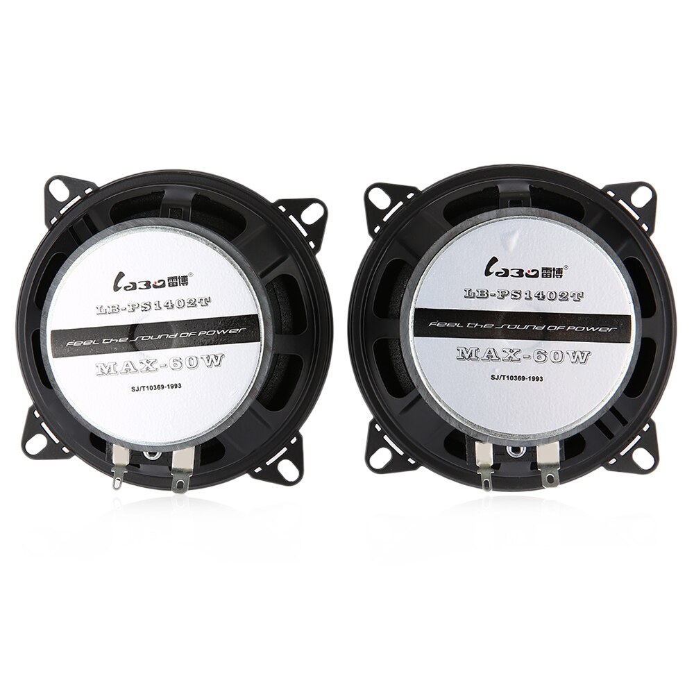 Paired Leibo Automobile Coaxial Speaker LB - PS1402T Music Sensitivity Loudspeaker for Cars Auto Portable Speakers
