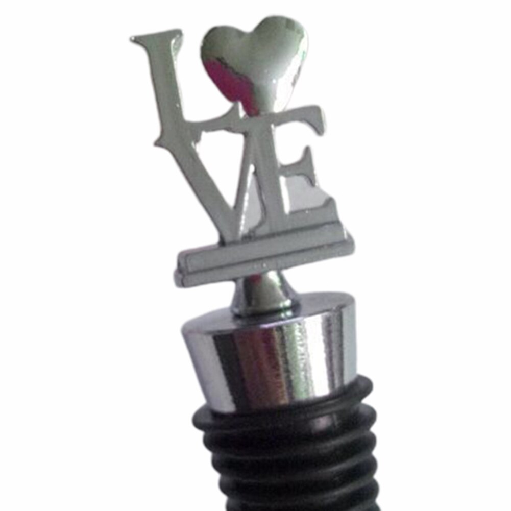 Réutilisable amour lettre en alliage de Zinc barre boisson vin bouchon de bouteille Festival barre outils pour de mariage maison