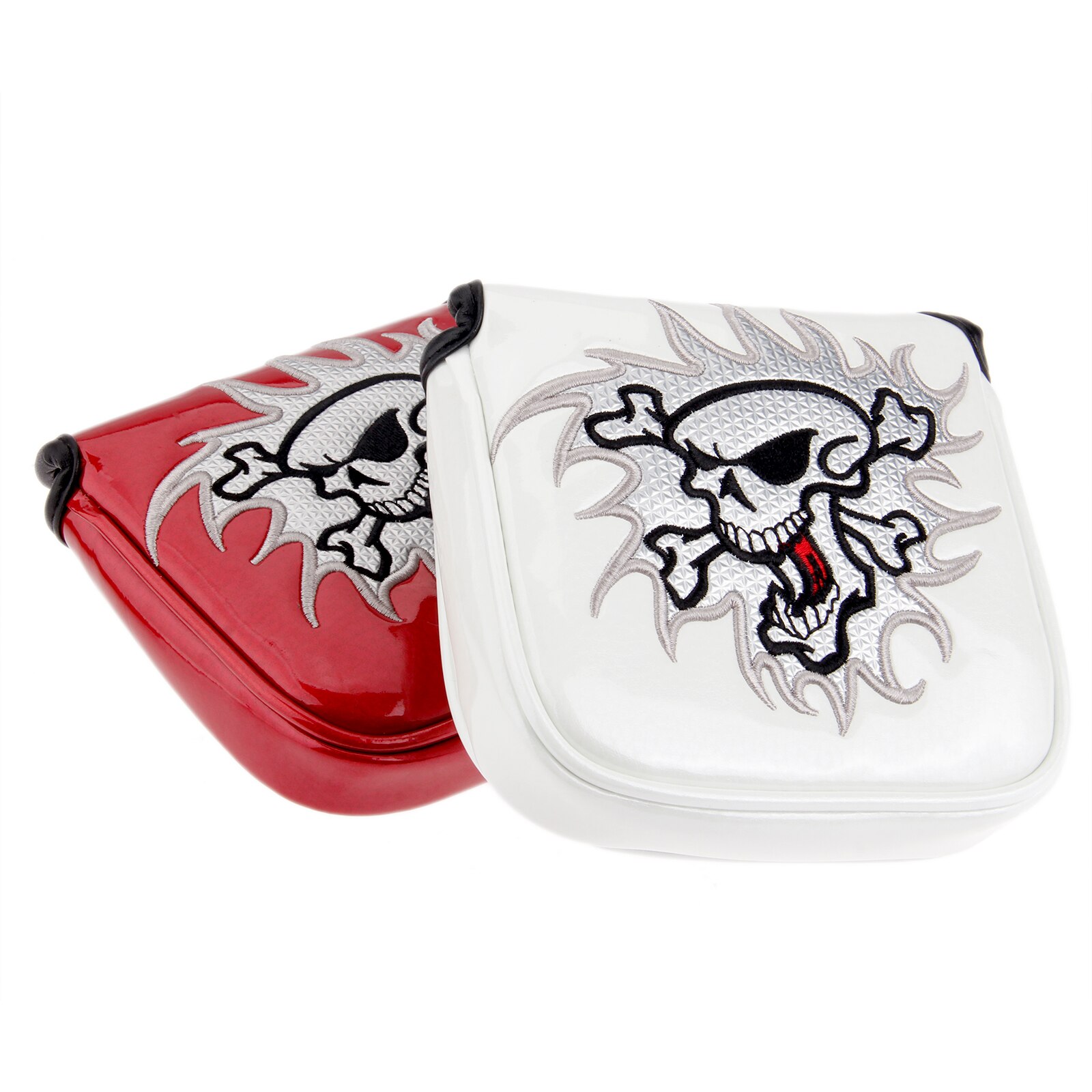 Golf putter head cover passer for alle mallet stil puttere magnetisk lukking firkantet form golf putter head headcovers