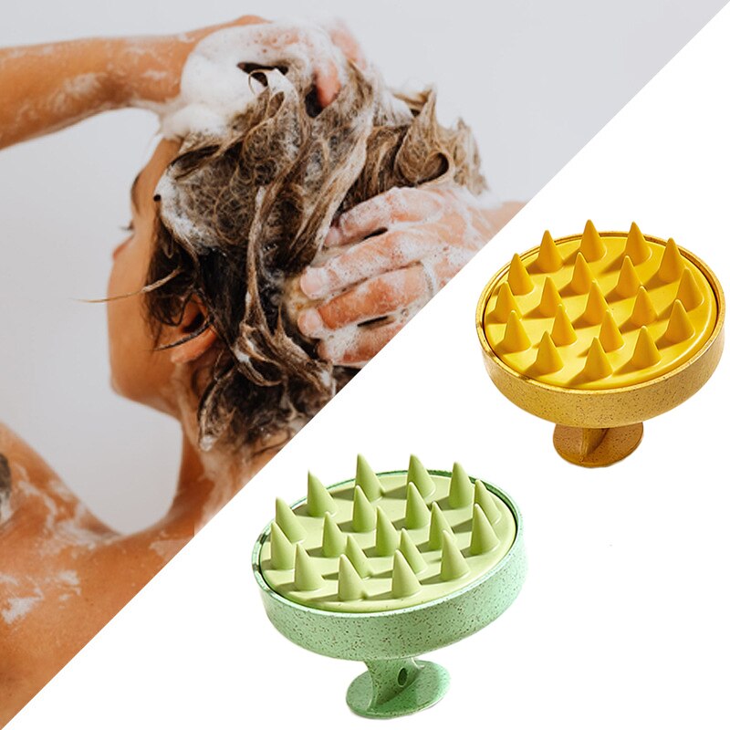 Silicone Head Scalp Massage Comb Shampoo Brush Hair Washing Comb Bath Shower Brush Hair Salon Hairdressing Tool