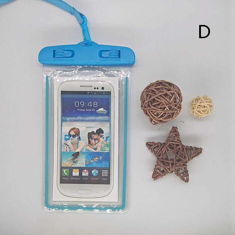 L'été Lumineux Pochette Étanche Natation Gadget Plage Sac Étanche Housse De Téléphone Camping Ski Pour Le Téléphone Portable: D