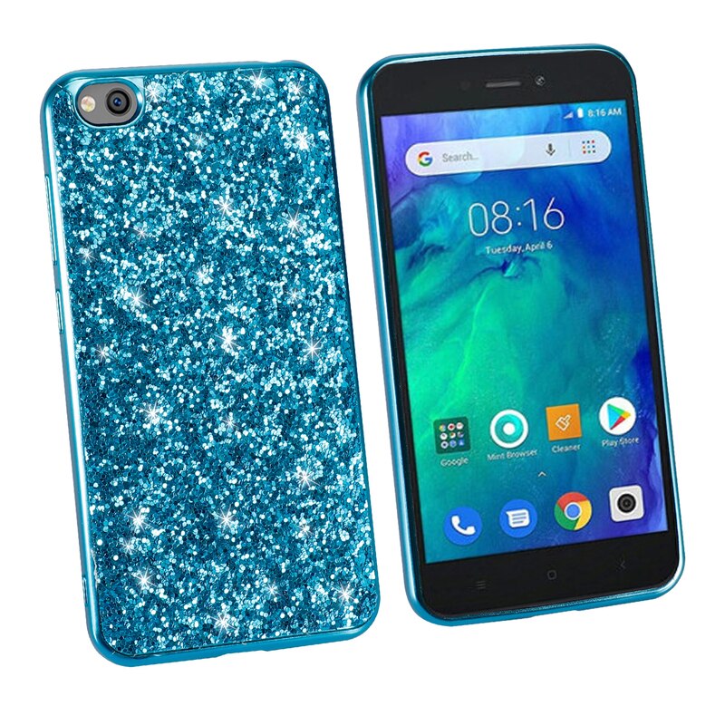 Case For XiaoMi RedMi GO Rhinestone Shockproof soft Silicone Back Cover For XiaoMi RedMi GO Glitter Diamond Cases Cover