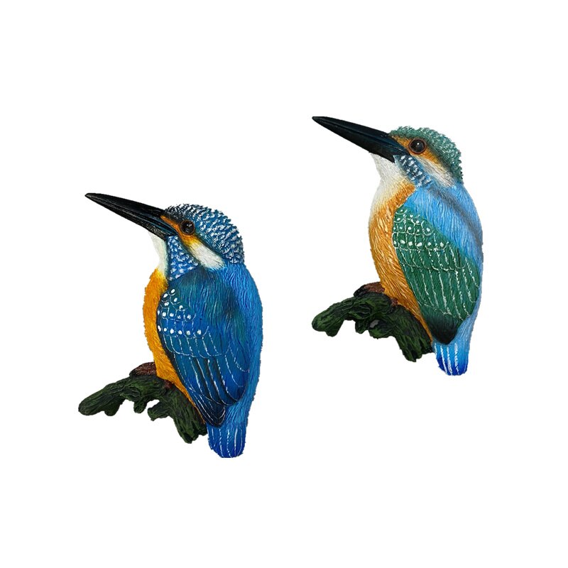 Creatieve Magneet Magneet Dier Vogel Kingfisher Koelkastmagneet Hars Decoratieve Magneet Magnetische Snap Bericht Sticker