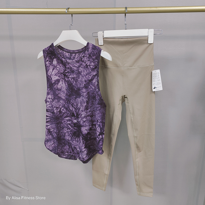 Conjunto de Yoga sin costuras para mujer, ropa deportiva para gimnasio, trajes de Yoga, conjunto de camisa de Fitness, chándales, Leggings, camiseta, traje deportivo, 2 piezas: S / Azul oscuro