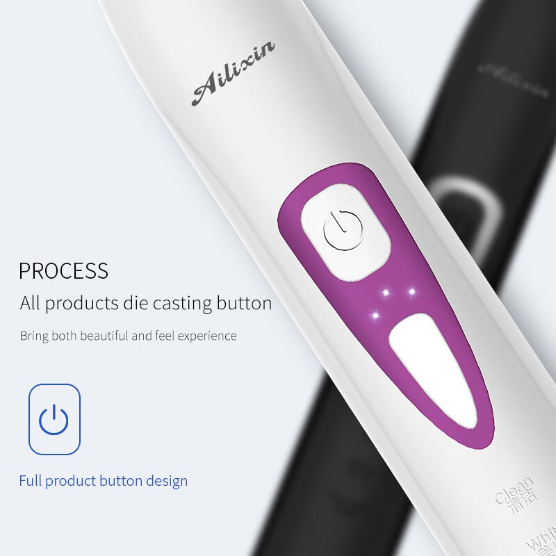 Water-proof whitening electric toothbrush sensitive gingival care soft wool charged acoustic ultra-automatic electric toothbrush