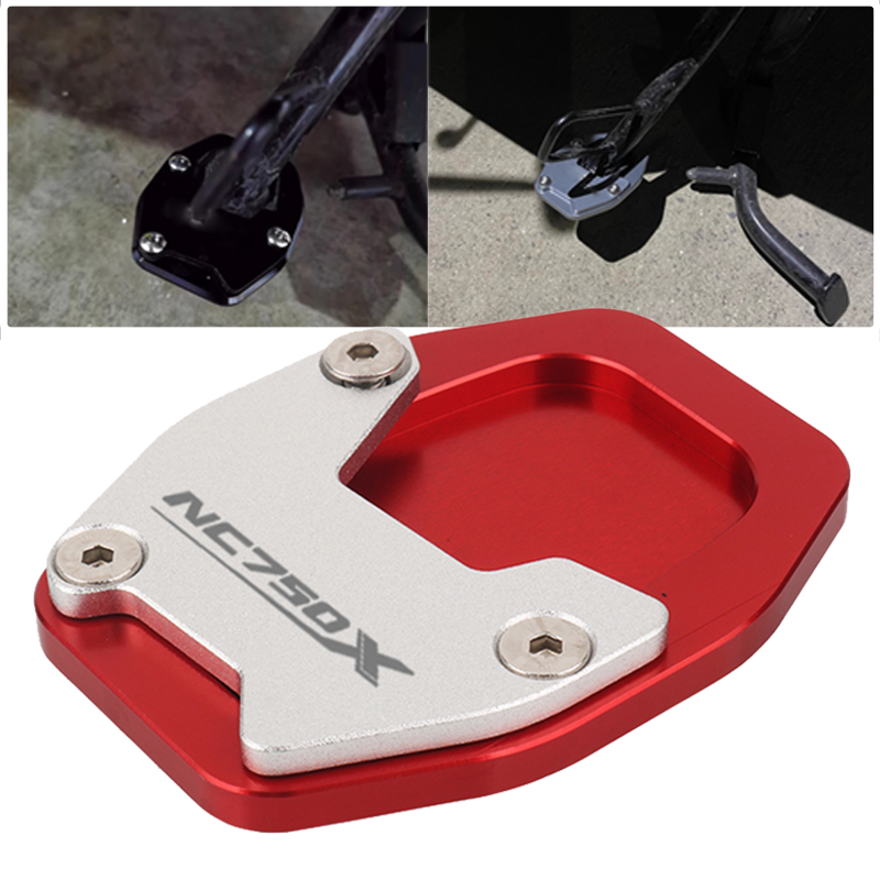 Motorfiets Kickstand Zijstandaard Uitbreiding Ondersteuning Plaat Voor NC750X NC 750X NC750 X -2023