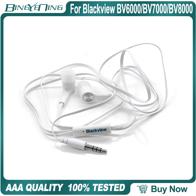 Oortelefoon Headsets Voor Blackview BV6000/BV7000/BV8000 Pro Oortelefoon In-Ear Met Microfoon 3.5Mm