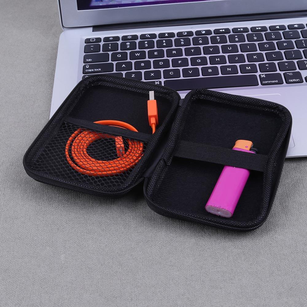 2.5 "saco de armazenamento usb disco rígido caso hdd carry caso portátil bolsa multifunções cabo fone ouvido caixa saco