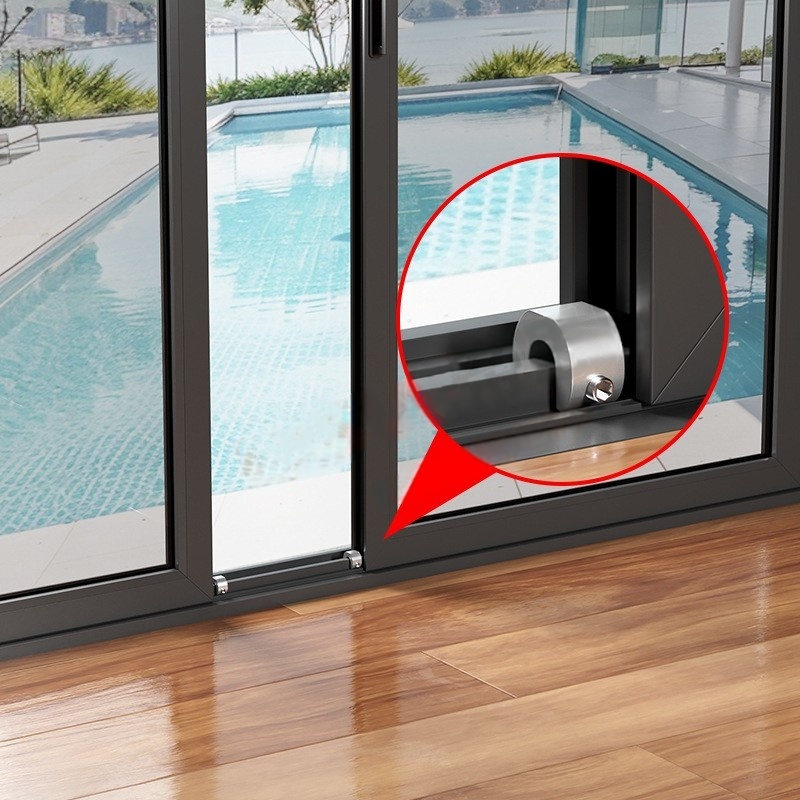 Window Lock Stopper Sliding Window Limiter Aluminum Alloy Safety Lock Child Protection Door Anti-theft Lock for Home Hardware