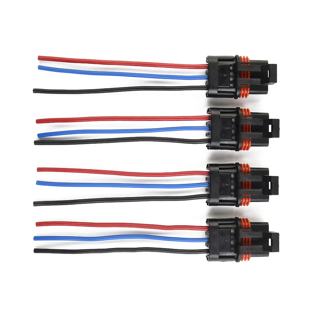 4PCS Car Pulse Power Bus Bar Plug Pigtail Wire Plug Connectors For Polaris RZR PRO XP XP4 Easy To Plug And Play Wire Accessories