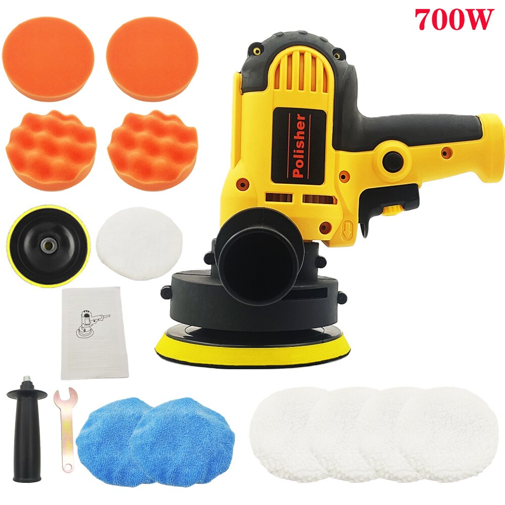 Adjustable Car Polisher Car Polishing Machine Stepless Speed Auto Polishing Machine High Efficiency Waxing Tool: Option 1  700W / EU