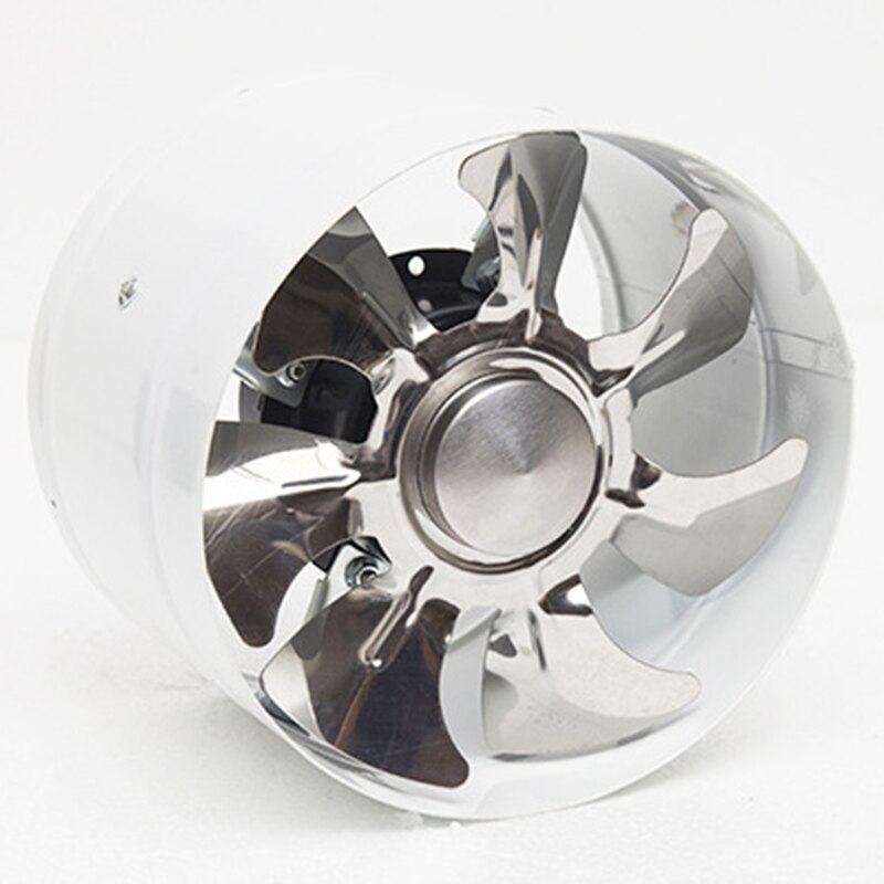 8 Inch Duct Fan Air Ventilator Metal Pipe Ventilation 200V Exhaust Fan Mini Extractor Bathroom Fan Wall Fan