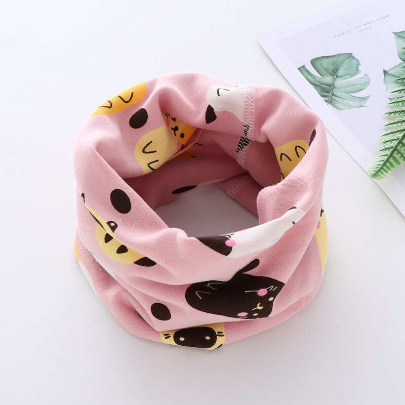 Écharpe en coton pour enfants de 0 à 10 ans, col à la pour garçons et filles, collection printemps automne hiver: 018