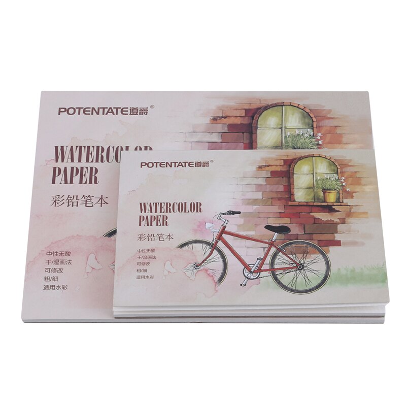 1PCS School Student Art Supplies Artist Watercolor Paper Sketch Book For Oil Paiting Drawing Diary Notebook