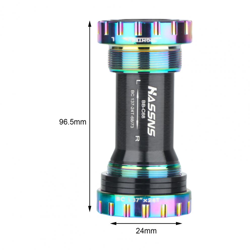 Soporte inferior de bicicleta BB52 M68, eje de movimiento Central de cinco vías, 68/73mm, para Shimano, habree G, soporte inferior de rosca IXF