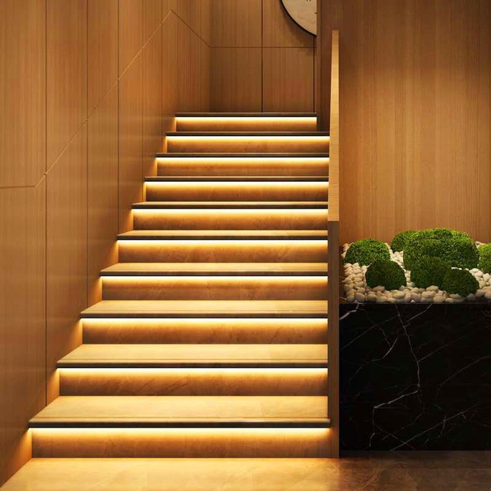 Motion 32-Channel Stair Sensor Stair Light Automatic Stairway Ladder Controller Light Step System DC12-24V LED Controllers Tool