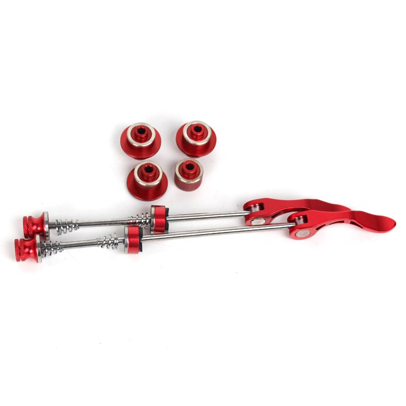 RXR-par de ruedas de bicicleta de montaña, eje de barril de rodamiento de aleación de aluminio/palanca de liberación rápida, piezas de rueda de bicicleta: QRandQR lever1pair