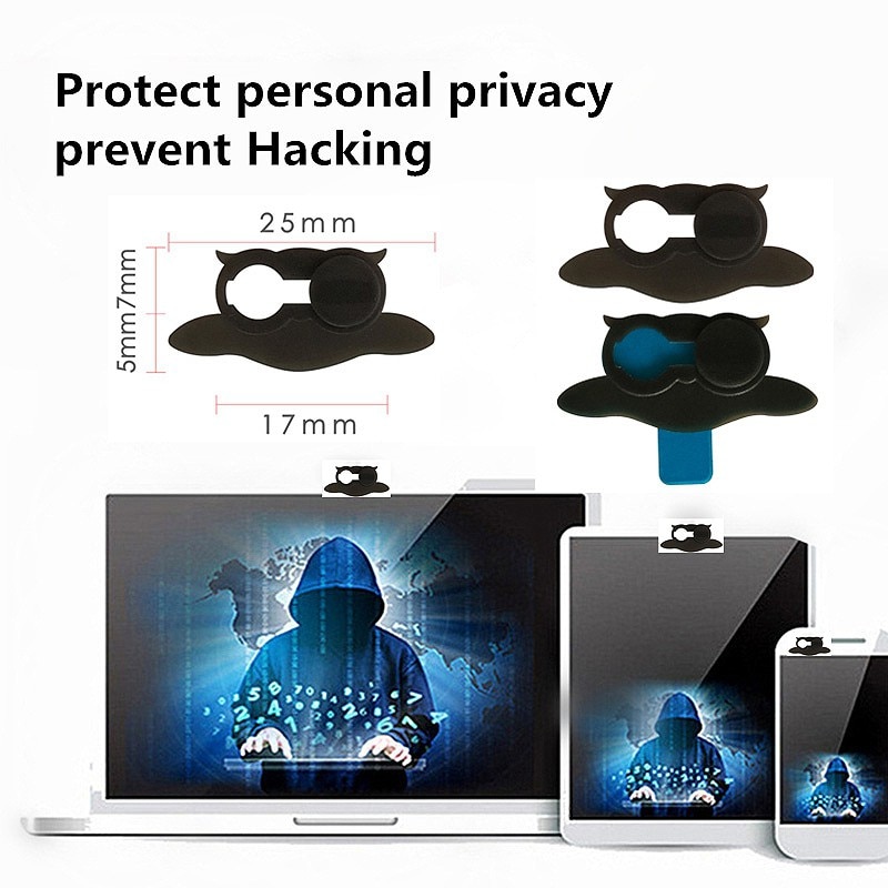 3Pcs Cubierta Camara Webcam Ultra Dunne Webcam Cover Sluiter Magneet Slider Camera Cover Voor Laptop Webcamera Protector Blocker