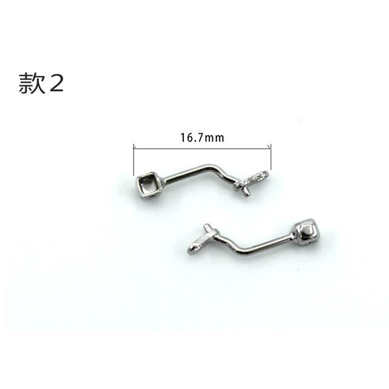 1 Paar Praktische Multi-Stijl Bijpassende Insert Schroef Type Buishouder Neus Pad Metalen Ondersteuning Gebruikt Voor Bril Accessoires