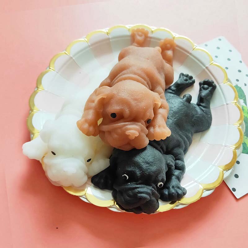 Leuke Grappige Speelgoed Antistress Shar Pei Hond Puppy Voor Kinderen, Kinderen, Baby, Peuter, volwassen Ontluchting Educatief Speelgoed