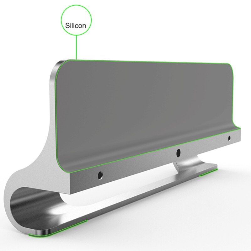 3-Slot Desktop Laptop Bracket Aluminum Alloy Bracket Base Heat Dissipation Desktop Storage Metal Vertical Bracket