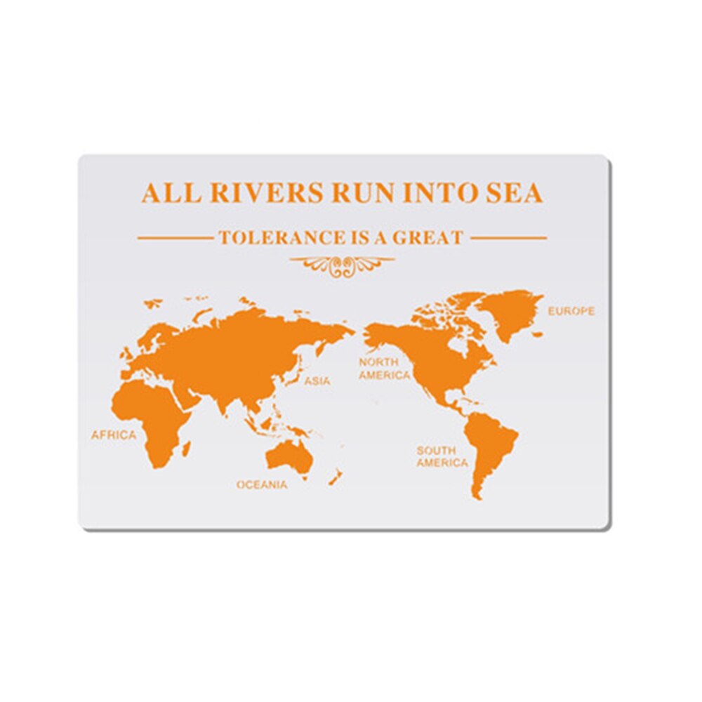 World Map Cake Stencil Plastic Cake Border Stencils DIY Drawing Lace Template Cake Mold Cake Decorating Bakeware Tool: 2