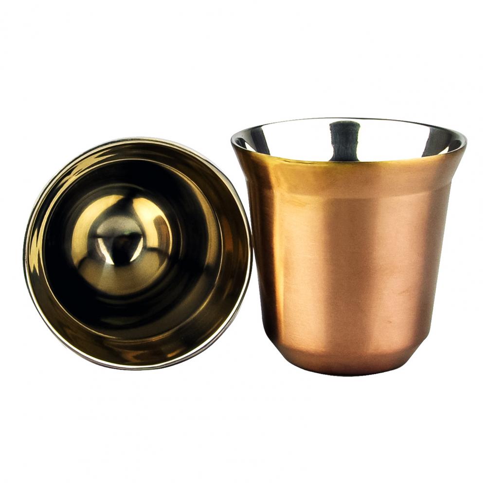 80ml Stainless Steel coffee Nescafe Double Wall Thermo capsule coffee cup coffee mug Nespresso cups Espresso cup