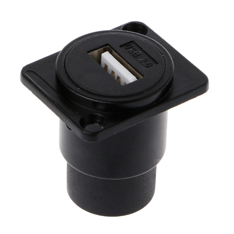 USB 2.0 D type Female To Female Module Socket Data Line Conversion Connector Panel Mounting USB Socket D Type Module Socket