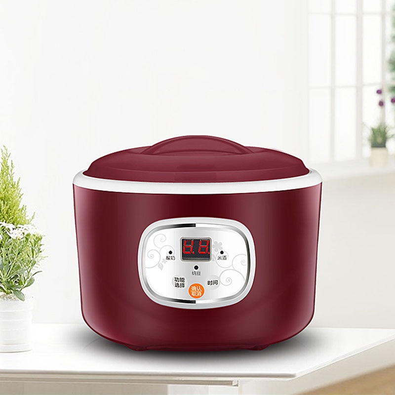 220V Elektrische Automatische Joghurt Hersteller Maschine Konstante Temperatur Küche Werkzeuge Reis Wein Natto Maschine Edelstahl Liner