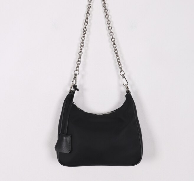 femmes sac à main chaîne composite décontracté sac à bandoulière femme sac à bandoulière noir r-5892g