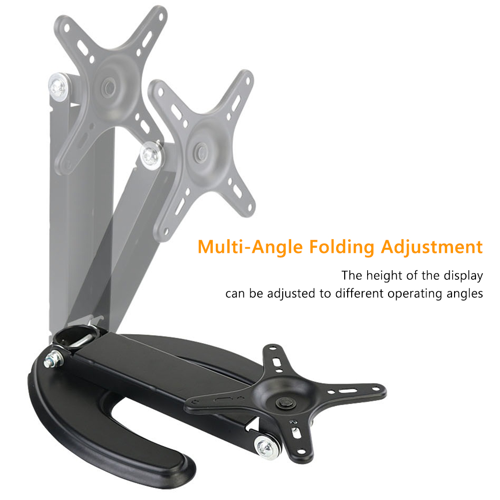 Universal Rotating Desktop Aluminum Alloy Bracket Folding Multi-function Monitor Display Base Adjustable Height for Echo Show 15