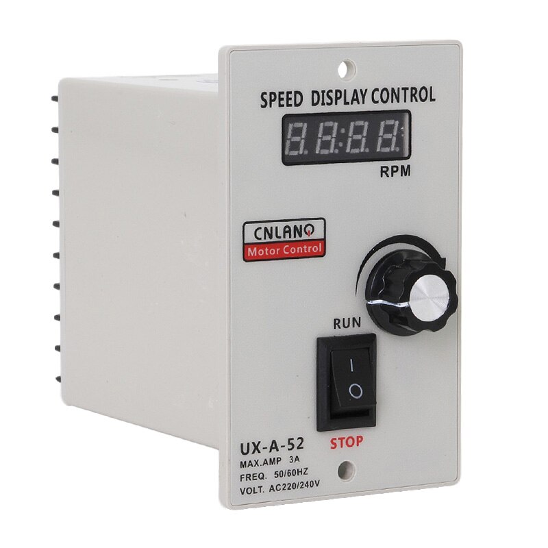 digital skjerm 400w ac 220v motorhastighet  ux 52 punktregulatorregulator fremover og bakover 50/60hz