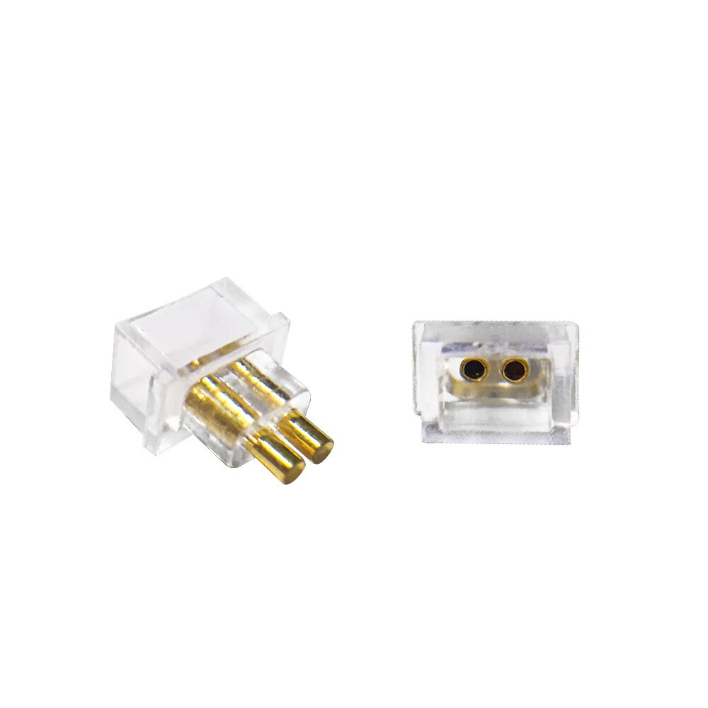 2 stk iem hunstik 0.78 mm øretelefonben stik forsænket kabelstik til brugerdefinerede in-ear monitorer