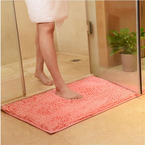 Dörrmatta golvmatta anti-halk vattenabsorption matta köksmatta dörrmatta kök matta toalett matta hall veranda dörrmatta 40 x 58cm: Rosa