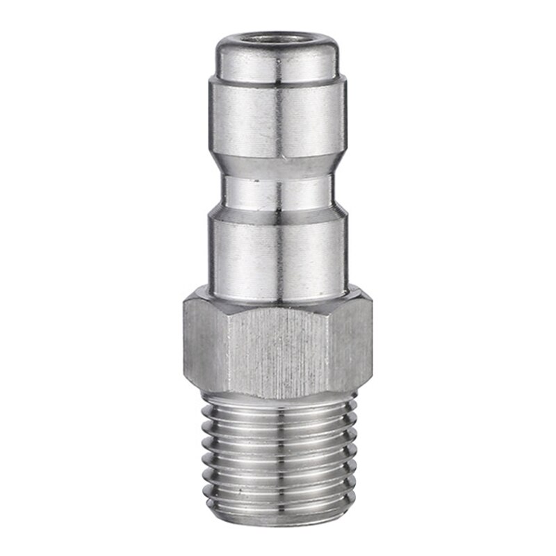 Hogedrukreiniger Sneeuw Foam Quick Connector 1/4 Inch Te Spuiten-Gun Wand Lance Adapter Quick Disconnect Release Montage: Default Title