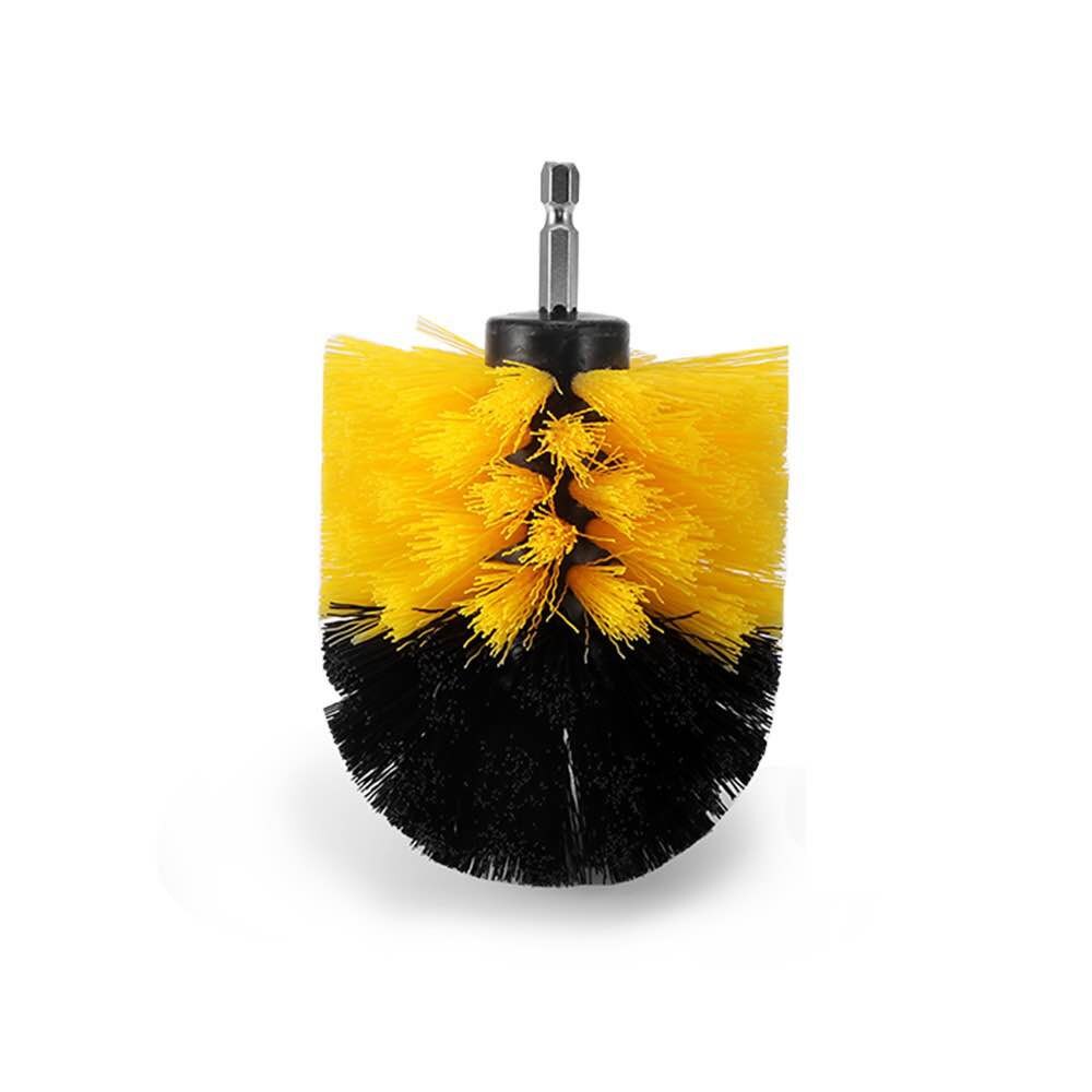 3 pcs Round Electric Bristle Drill Brush Tub Rotary Cleaning Tool Set Attachment Tile Drill Grout Power Scrubber Cleaner