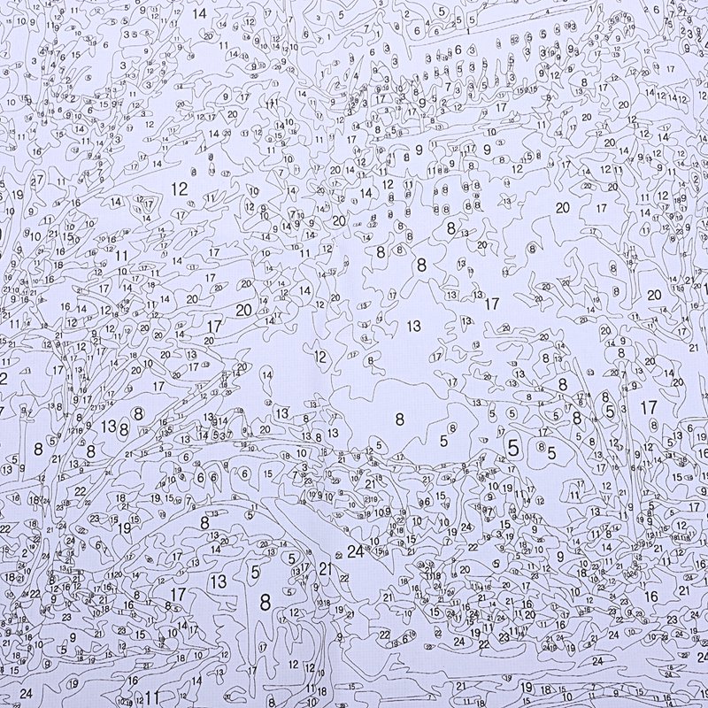 16X20inch Paint By Number Kit DIY Digital Oil Acrylic Painting on Canvas Home Decor, Autumn park