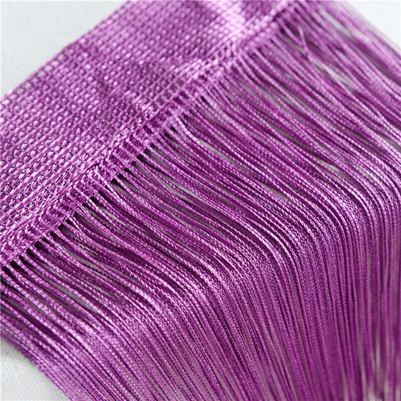 1x2M String Curtain Panels Home Glitter Window Curtains Thread Curtain Tassel Bead Curtain Door Sheer Panel Curtains Bedroom: 05