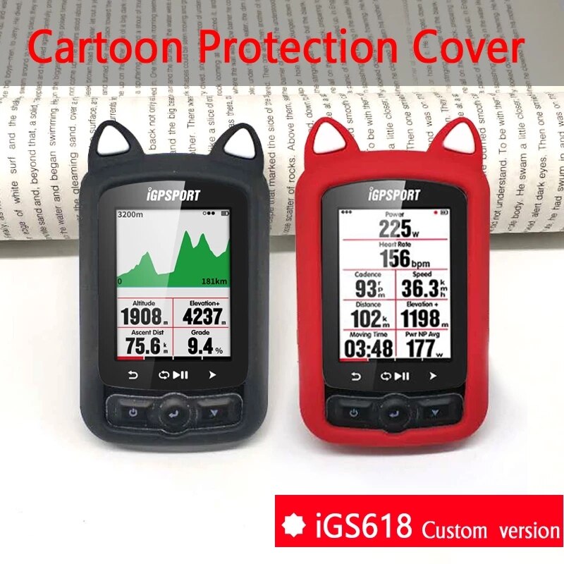 IGPSPORT-funda protectora de silicona para ordenador de bicicleta, iGS618, 618