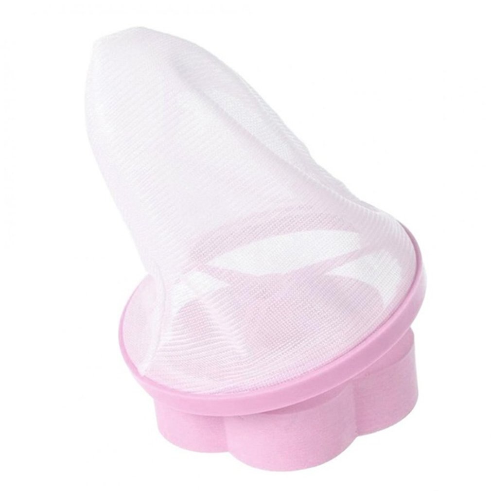 Washing Machine Filter Washing Machine Lint Filter Bag Laundry Mesh Hair Catcher Washing Machine Cleaning Tools: Pink