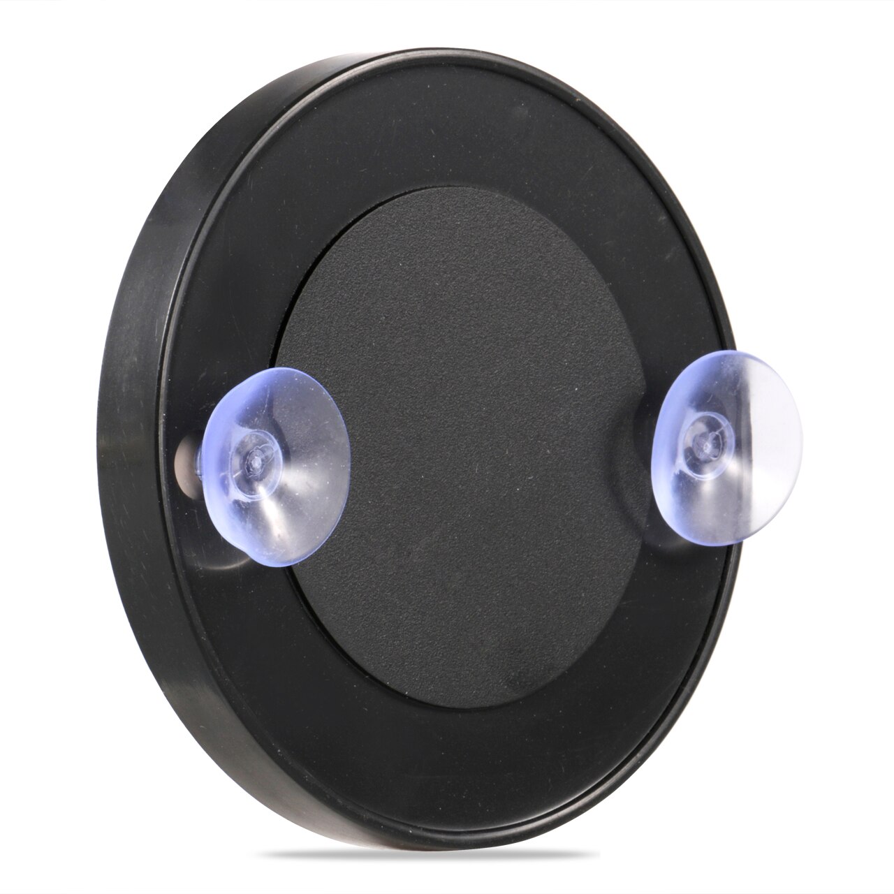 Women Girls Brief Makeup Pocket 10X Magnifying Glass Cosmetics Mirror Black