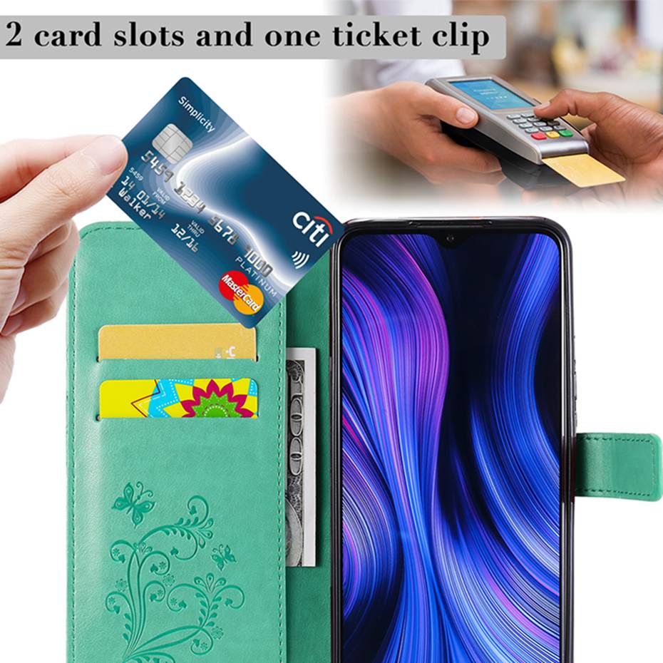 For Coque Xiaomi Redmi 9 Leather Wallet Flip Case Xiaomi Redmi 9 Cases For Xiaomi Redmi 9 Phone Cover