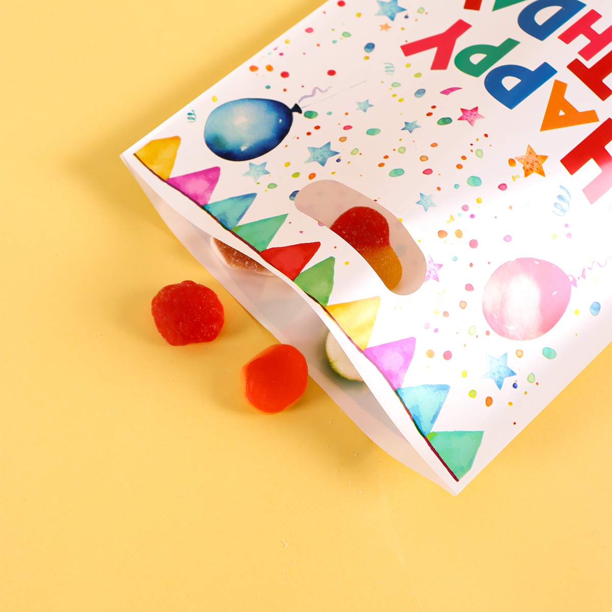10/20/50 Uds. Bolsas de de feliz cumpleaños bolsas de recuerdo de de plástico con globo de estrella para de cumpleaños de adultos cocina en casa