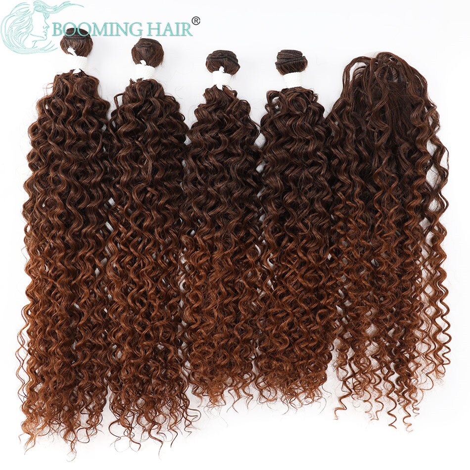 Synthetisch Haar Water Wave 24 "26" 4 Stks/partij 200G Krullend Haar Bundels Hair Extensions Hair Extensions Synthetische haar Wave: MT4-30